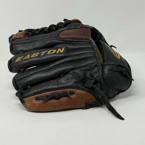 Easton Rival RVB1150 11.5" Baseball Glove Black Brown Leather Right Hand Throw